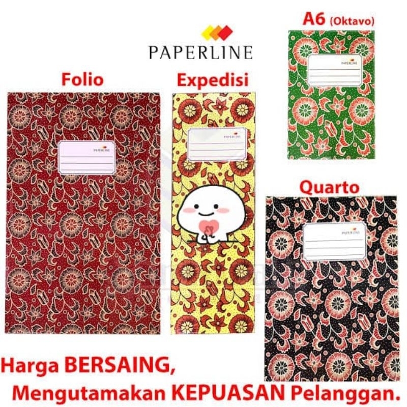 

[ PCS ] BUKU EXPEDISI PAPERLINE ISI 100 LBR HARDCOVER