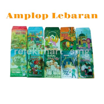 

Amplop Lebaran Karakter isi 10lembar