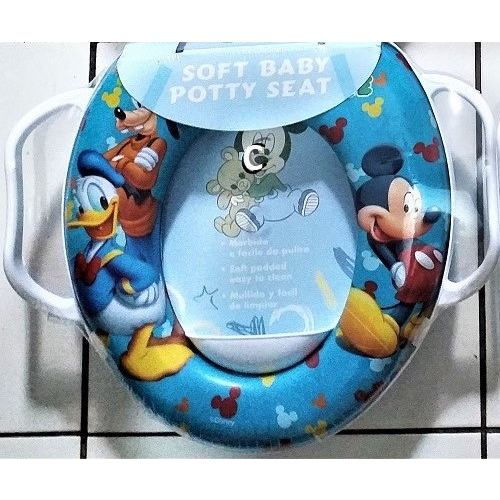 Potty Seat With Handle ( Alas Dudukan Kloset Anak Bayi-Baby Toilet Training-Closet Pad Batita )