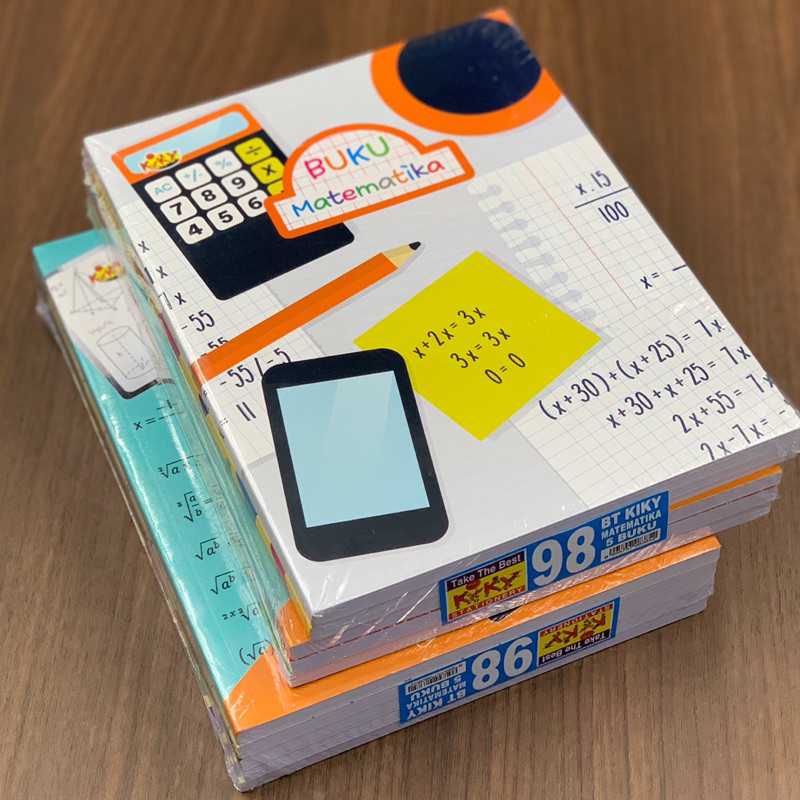 

Buku matematika 98lbr KIKY isi 5bk