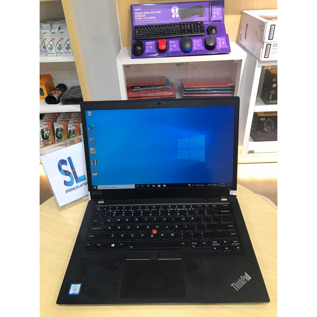 LAPTOP LENOVO THINKPAD T490S CORE i5 GEN 8 RAM 8GB SSD 512GB 14 FHD WINDOWS 10 PRO