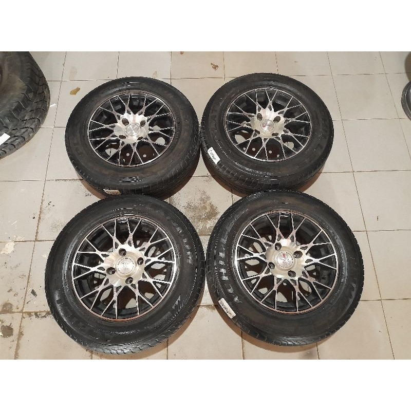 Velg Mobil Ring 14 Second Bekas Copotan Velg Baut 4x114 Velg Mobil Avanza, Xenia,Kijang, Evalia, Dll