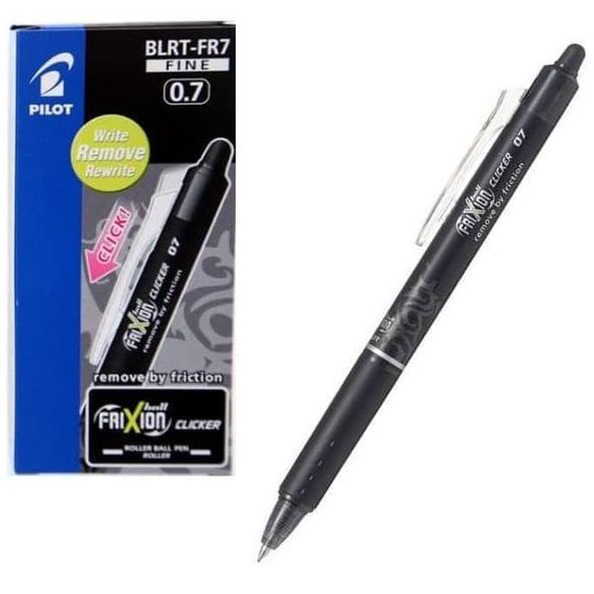 

Pulpen pen PILOT FRIXION cetrek bisa dihapus / ERASEABLE 0.5/0.7 - (pcs)