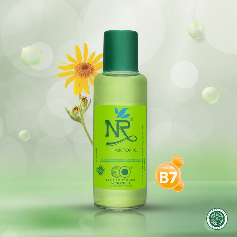 NR HAIR TONIC/REAKTIF 200ML | Hairtonic NR Original | Perawatan Rambut Rontok BPOM