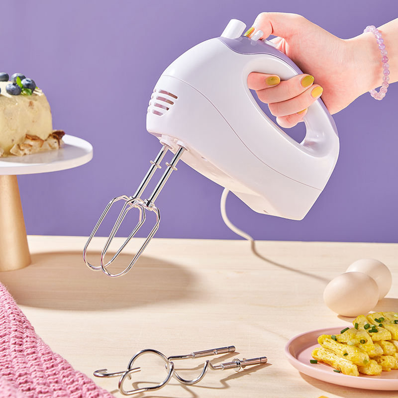 Youban HM01 Hand Mixer Tangan Pengocok Pengaduk Adonan Kue 150 Watt with two swivel heads