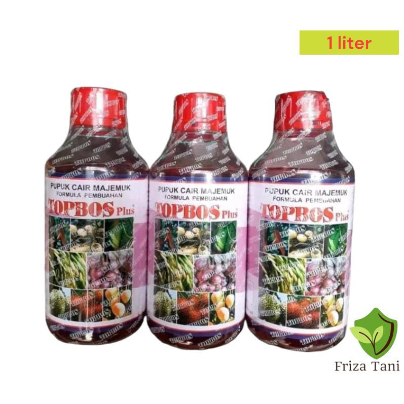 Topbos Merah 1liter Pupuk Cair Majemuk Merah masa Generatif Buah
