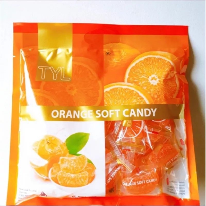 

TYL Permen Lunak Rasa Orange(Orange Soft Candy) 500gr