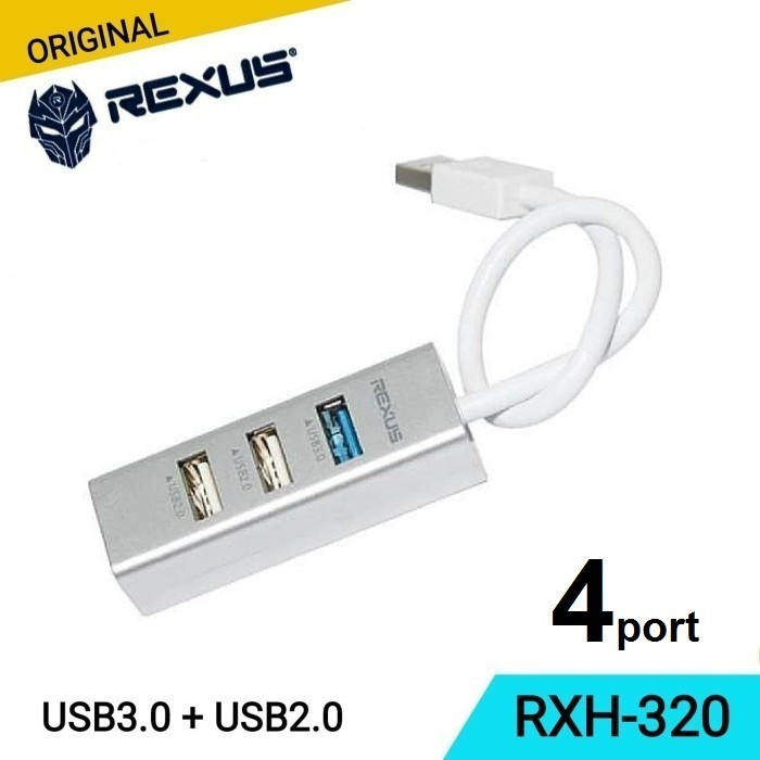 USB Hub 4 Port Rexus RXH-320 USB3.0 + USB2.0