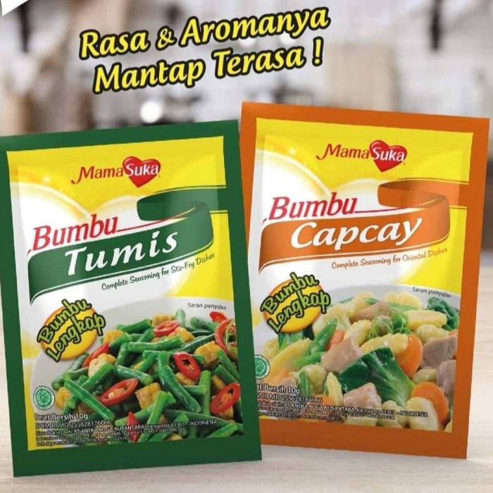 Mama Suka Bumbu Capcay Bumbu Tumis RENTENG 12x10gr