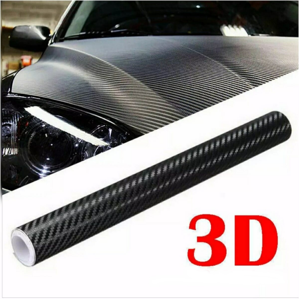 Stiker Karbon Dekorasi Mobil Sticker 2D 3D 4D 5D 6D Carbon Fiber Car Wrapping Foil 50 cm