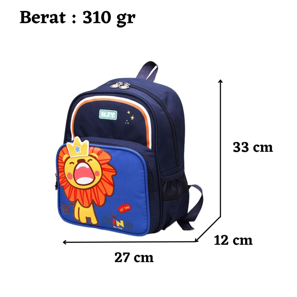 [M.Toys] Tas Ransel Anak Sekolah Gambar Lucu Buat Paud TK dan SD Kualitas Import Premium -M0231