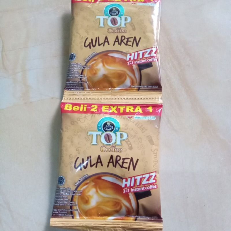 

Kopi TOP Coffee GULA AREN HITZZ 22 Gram Eceran