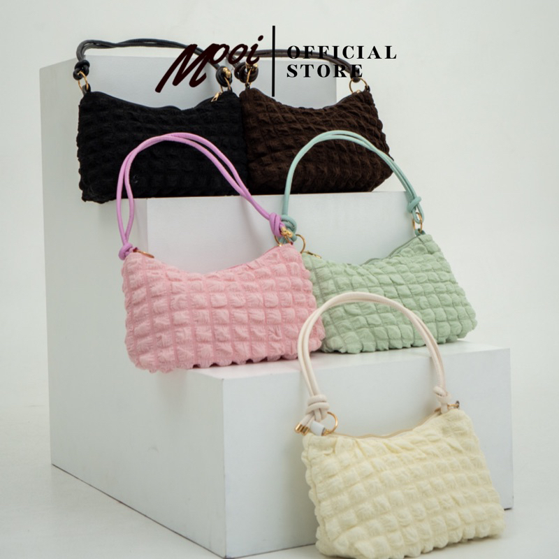 MOOI | JENNIE  TOTEBAG - LILY SHOULDER BAG - TAS BAHU WANITA - TAS KOREA - TAS SELEMPANG WANITA