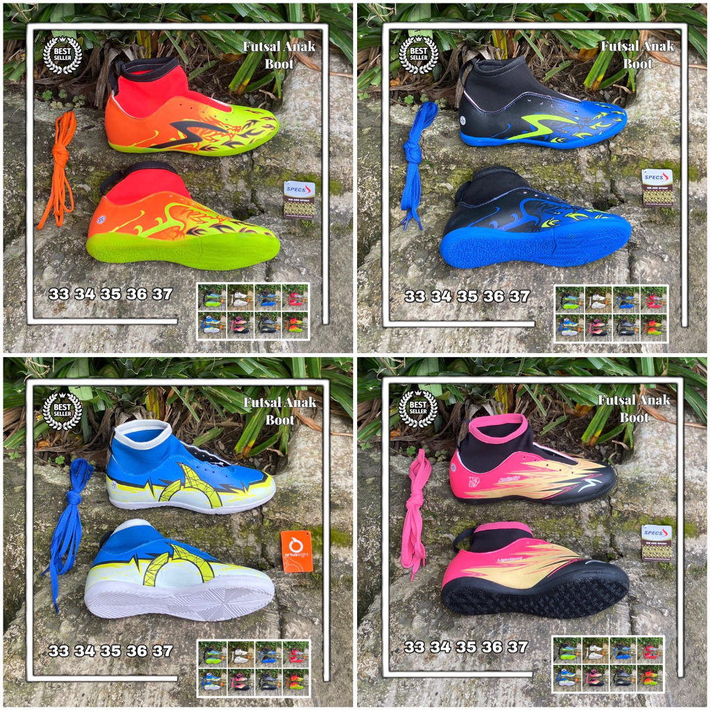 Sepatu Futsal Anak Anak SD/SMP Ukuran 33 34 35 36 37
