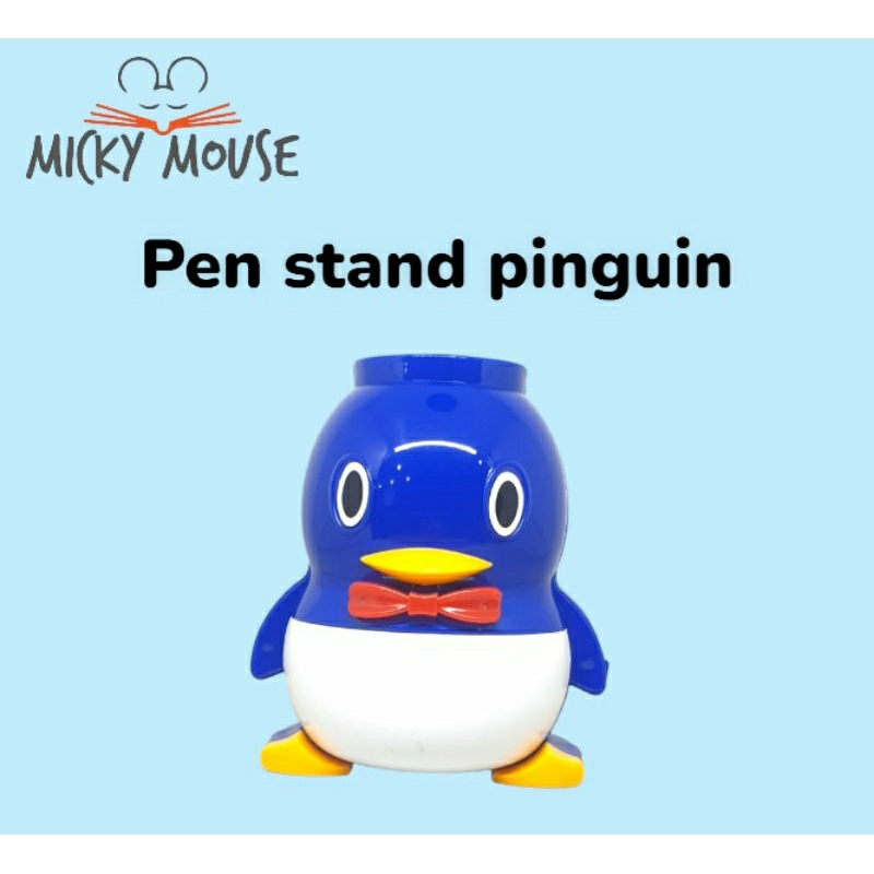 

pen stand pinguin / pen stand lucu / wadah ballpoint lucu