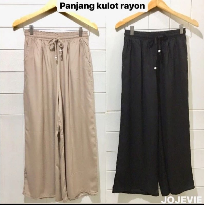 Celana Panjang kulot rayon wanita jumbo