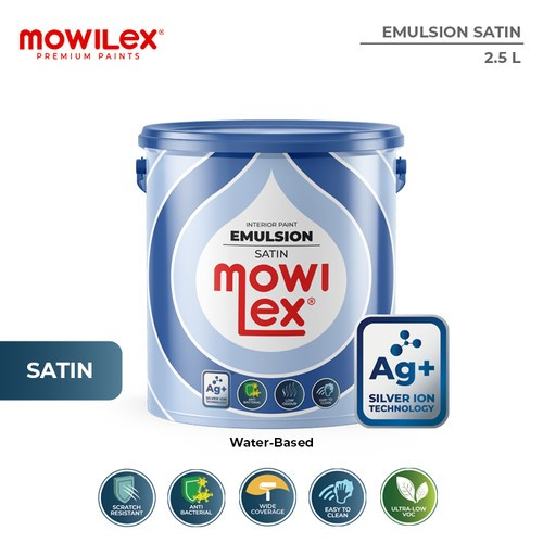 CAT TEMBOK INTERIOR MOWILEX EMULSION SATIN (2,5 LITER)