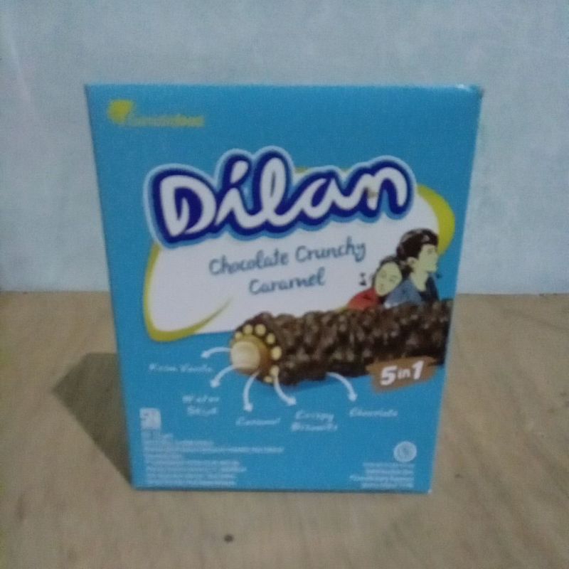 

DILAN Chocolate Crunchy Caramel 12 pcs × 23 gr Box