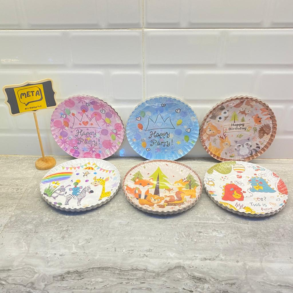 12PCS PIRING KERTAS ANIMAL / PIRING KERTAS / PIRING KERTAS PANDA / PIRING KERTAS KOALA / PIRING KERT