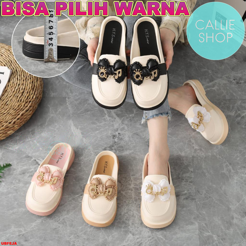 Sandal Bustong Tebal Jelly Mule Pita Melody Queen HYS G91-2 BTQUEEN