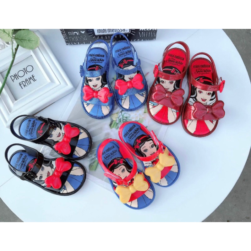 Sepatu sandal anak perempuan Minimelissa snow white slip on