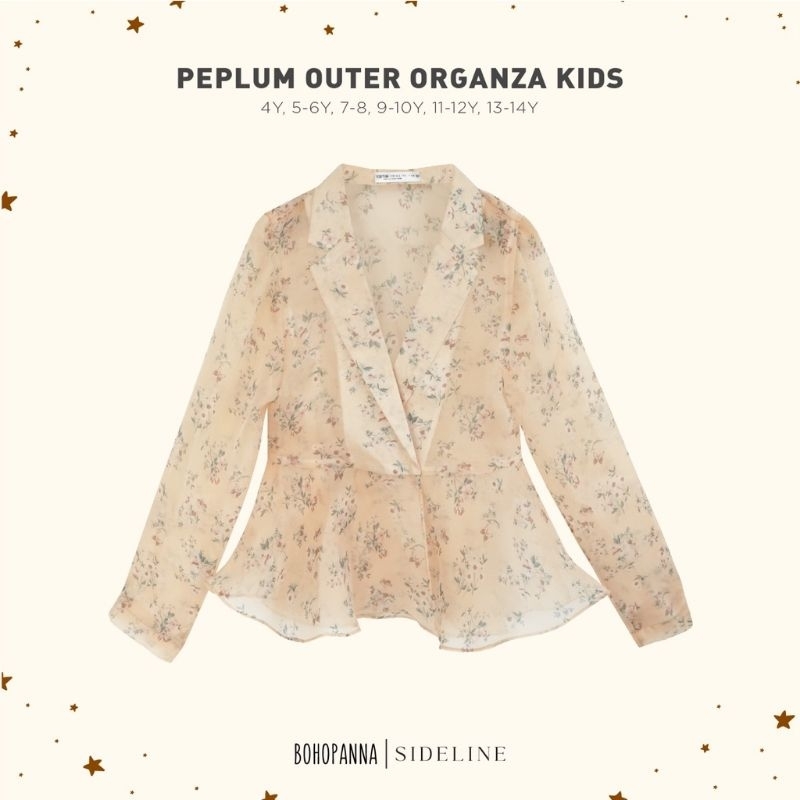 Peplum Outer Organza Bohopanna x Sideline
