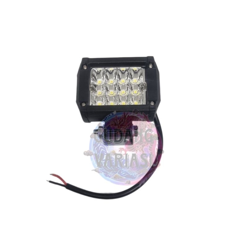 PROMO PAKET HEMAT 2 PCS LAMPU + SAKLAR | LAMPU TEMBAK CWL 12 LED 12 VOLT SUPER TERANG SEMUA MOTOR PASANG DI SPAKBOR DI STANG DLL