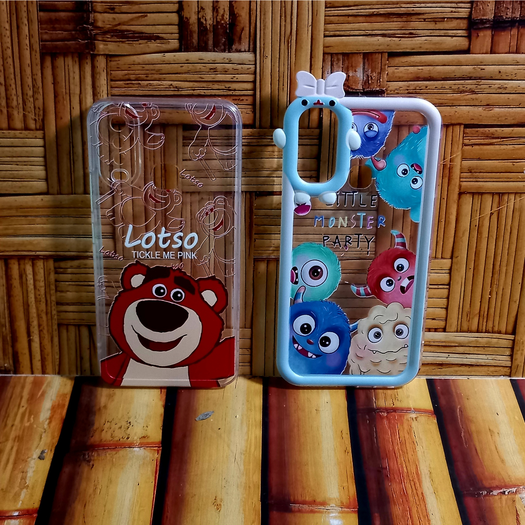 Case Vivo 1901 1902 1904 1906 2007 Softcase 3D Motif Lotso And Little Monster Vivo Y11 Y12 Y15 Y17 Y