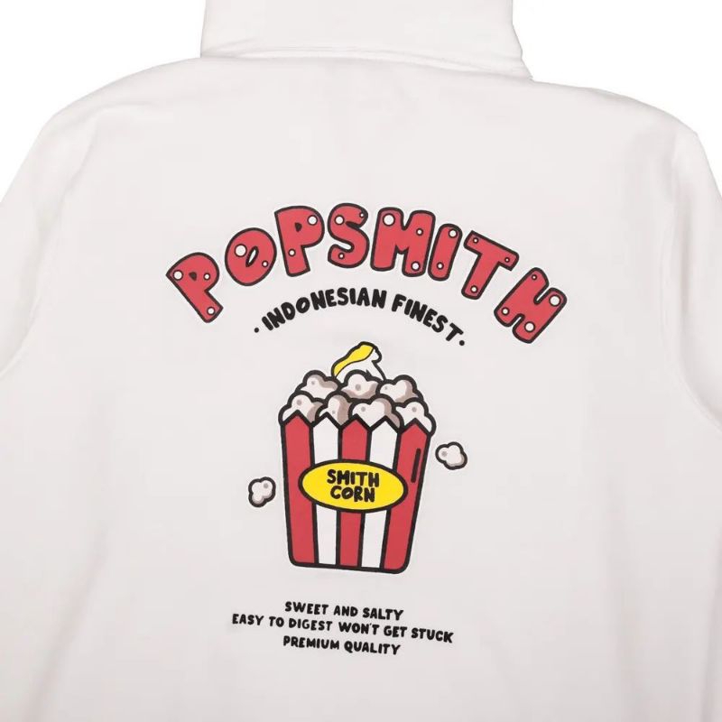 House of smith Hoodie POPSMITH white day