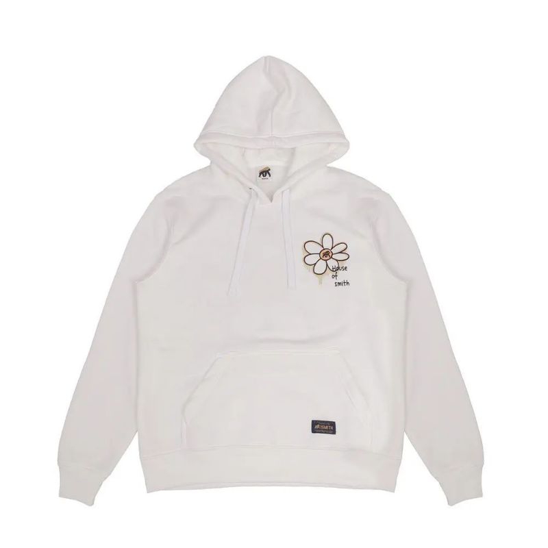 House of smith hoodie Flower Putih unisex