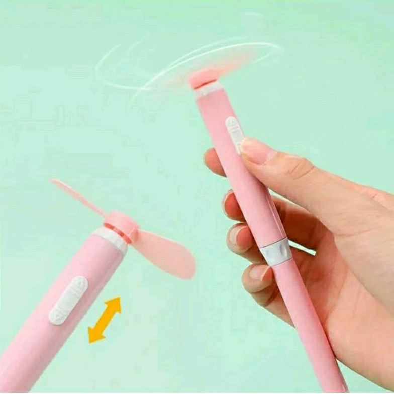 Pulpen Kipas Angin Cute Pena Portable Serbaguna Bulpoint Kipas