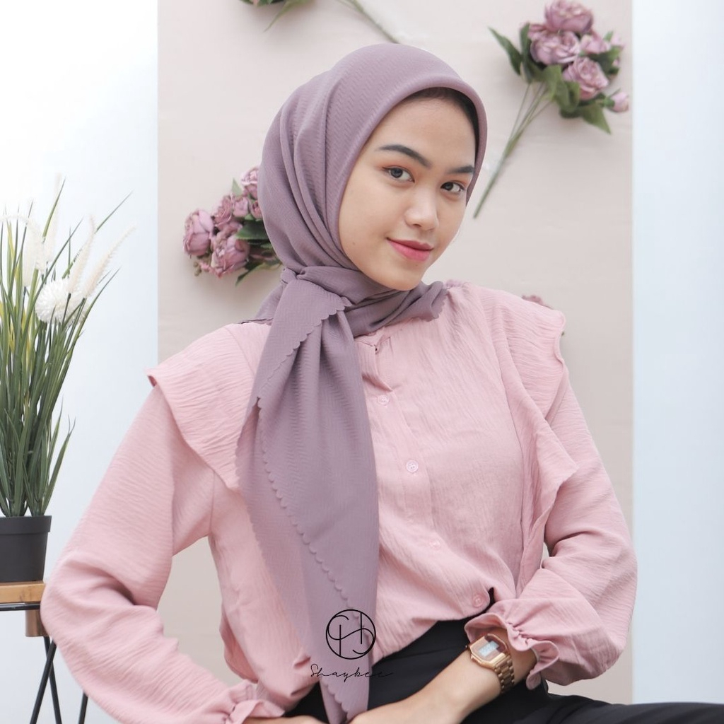 Kerudung Segi Empat Terbaru /Segi Empat Venus/Hijab Segi Empat Terbaru/Kerudung Segi Empat Venus Kha