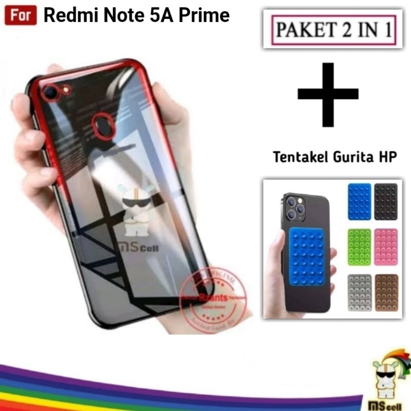 Case Anti Crack Redmi Note 5A - Softcase Jelly Iron Robot Matte Silicone Xiaomi Mi Note 5A Pro Prime