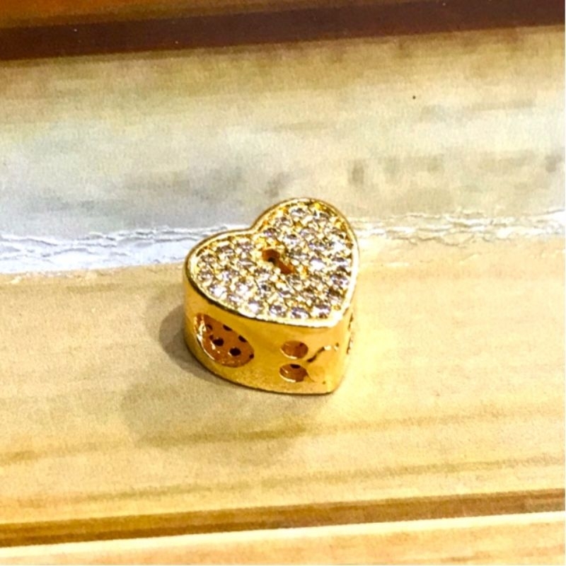 COD✅Charm gelang hongkong // mainan gelang // charm love permata // replika emas berlian//