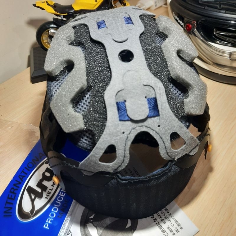 Crownpad arai Rx7x Busa kepala atas