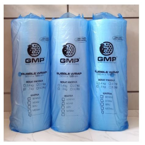 PROMO ATS BUBBLE WRAP TEBAL MURAH GMP 3.3 Kg ukuran 50m x 125cm / BUBBLEWRAP MURAH (BENING))