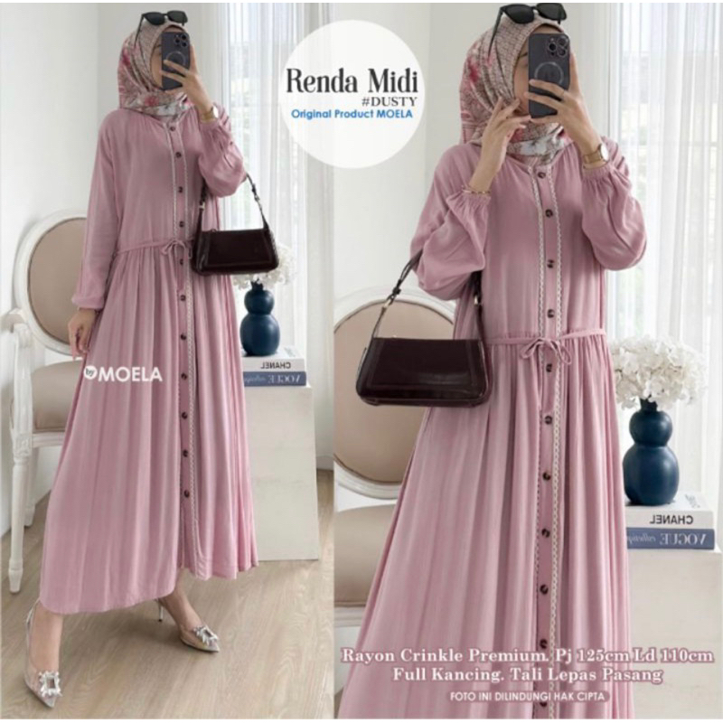 RENDA MIDI DRESS ORIGINAL BY MOELA