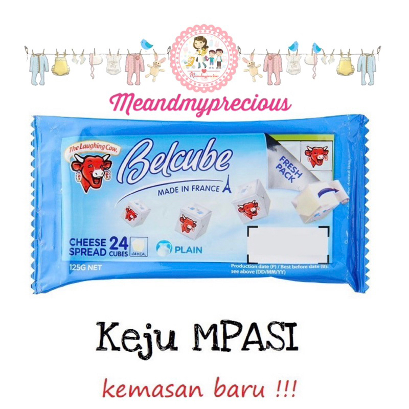 

MMP - Keju Belcube Belcubes The Laughing Cow / belcube cheese / Keju Kotak mpasi eceran per pcs New packaging