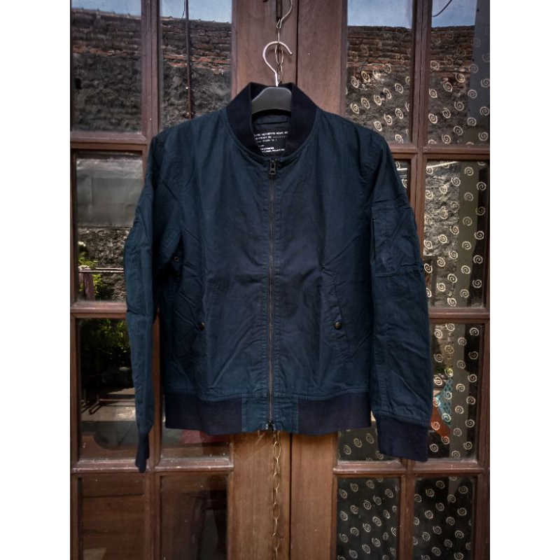 United Arrows Military Bomber Jacket Cotton Mens Small