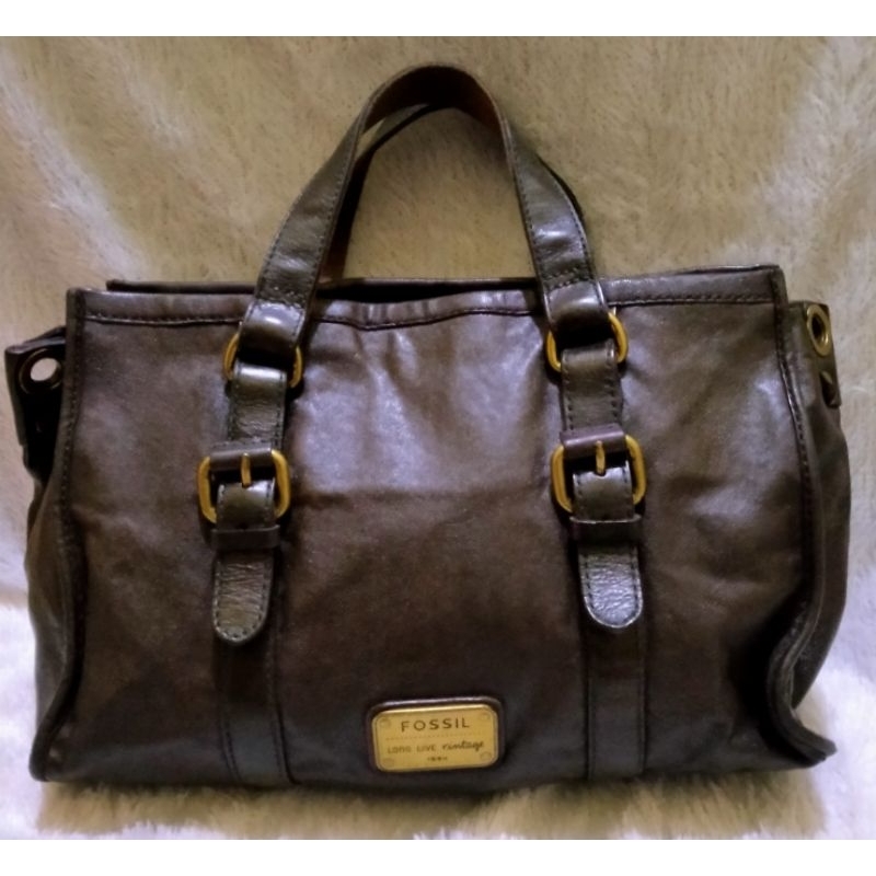 TAS WANITA SLING HAND BAG FOSSIL VINTAGE ORI
