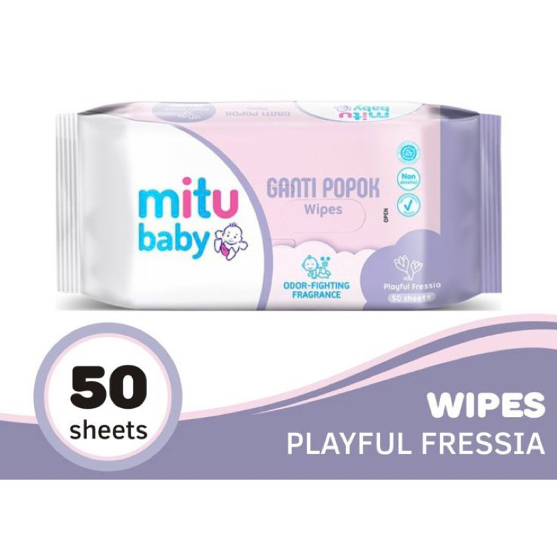 Buy one get one tissue basah mitu 50S