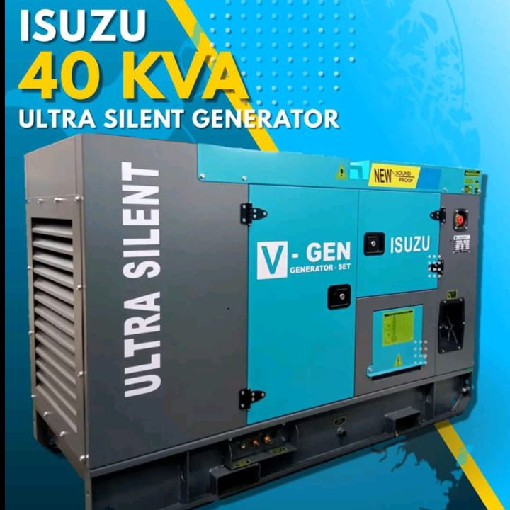 Genset Isuzu 40 KVA Silent Diesel - Murah