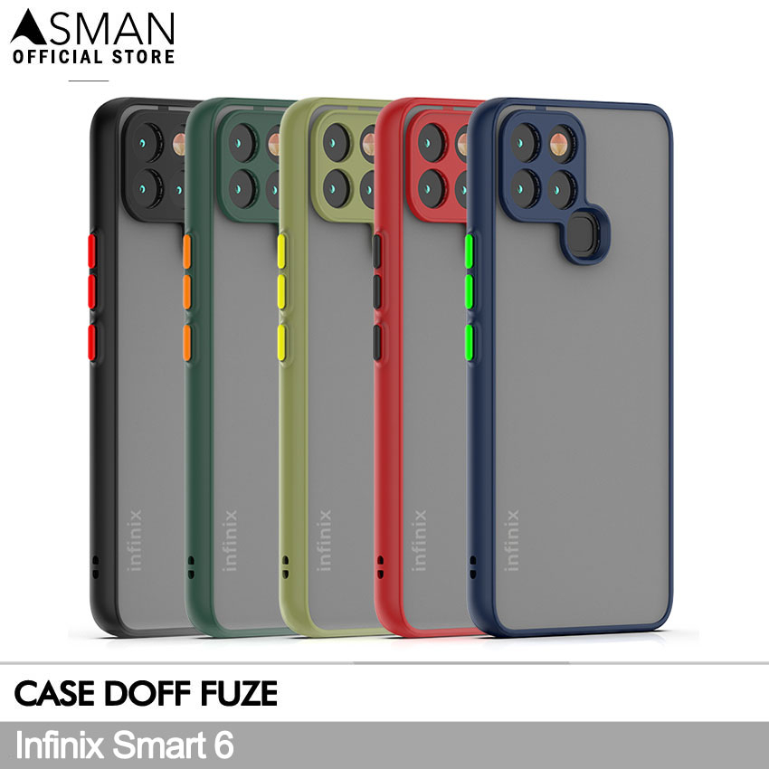 Asman Case Infinix Smart 6 Fuze Premium Shield Protector