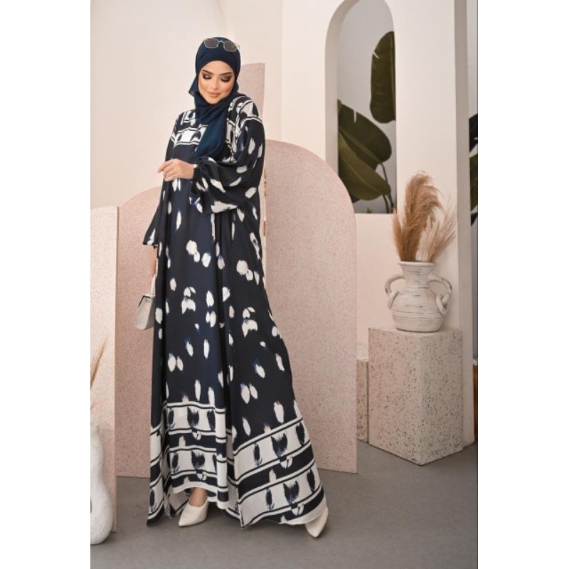 DHALEE Abaya Navy