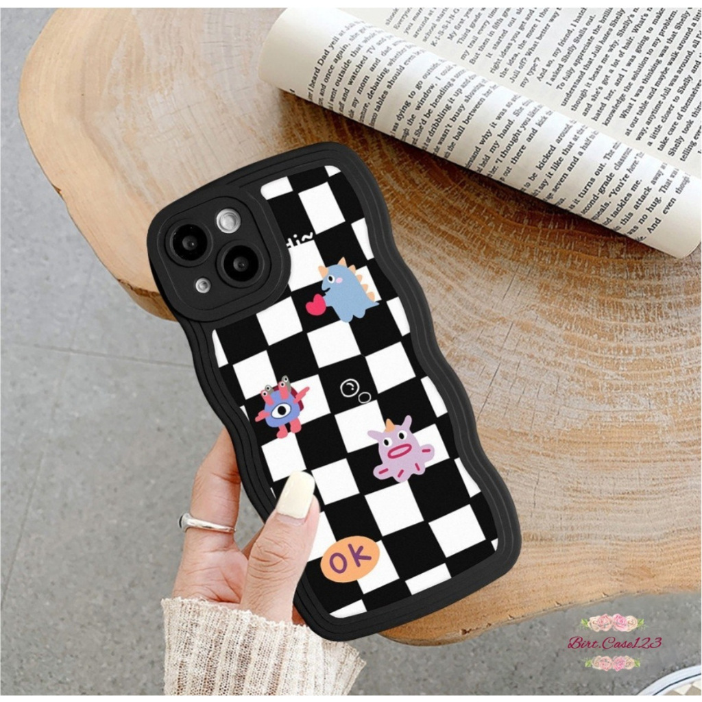 CUSTOM SOFTCASE SILIKON GELOMBANG WAVY CUSTOM DIAMOND FOR INFINIX HOT 8 9 10 10S 11 12 12I PLAY NOTE 8 10 11 12 PRO SMART 5 6 PLUS BC7635