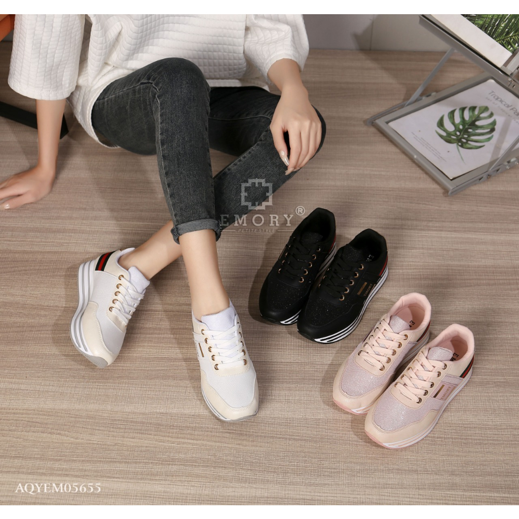 SEPATU SNEAKERS WANITA EMORYSTYLE  Ferryana AQYEMO 5655 MB