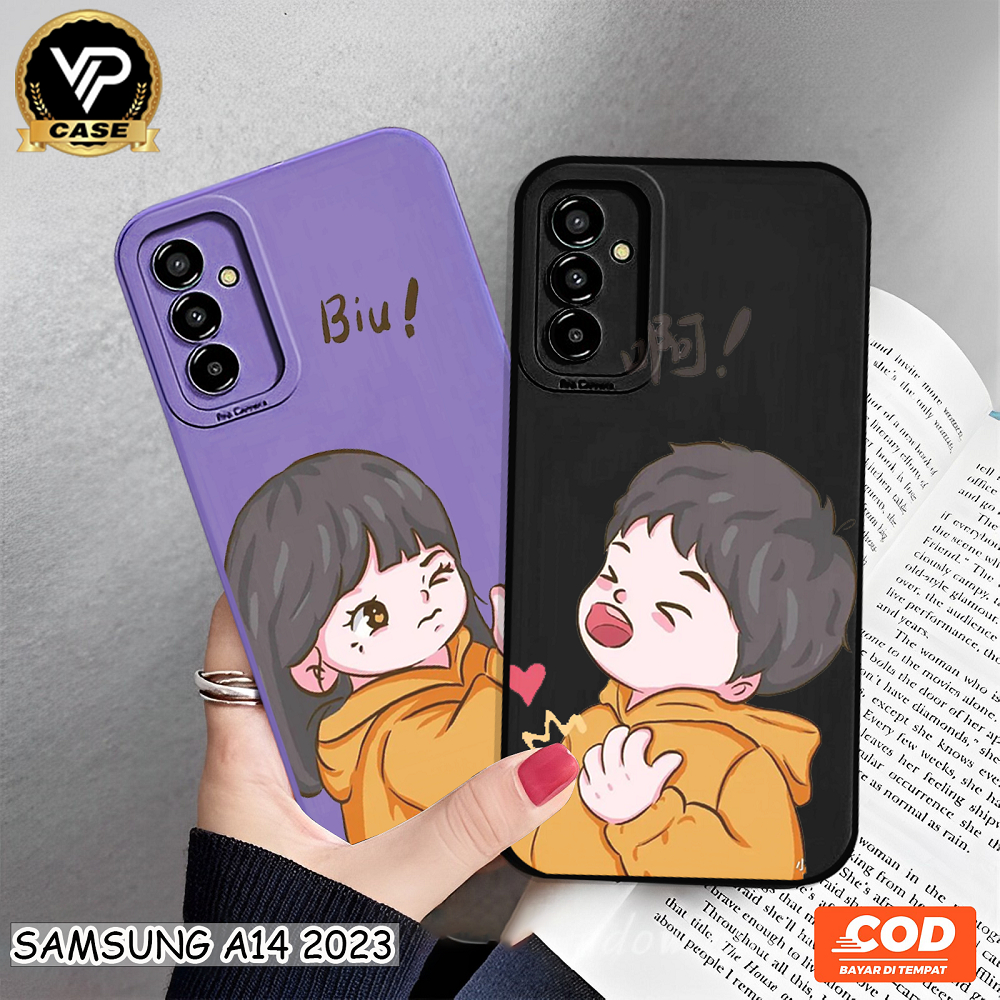 Case Hp Couple Samsung A14 2023 TERBARU Softcase Lentur Lembut Tebal - Casing Samsung A14 2023 - Mot