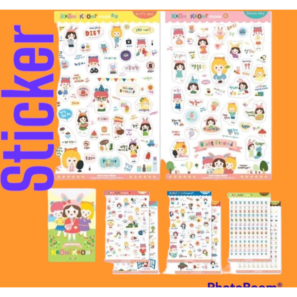 

sticker kkomikkomi jual perpack isi 8 lembar