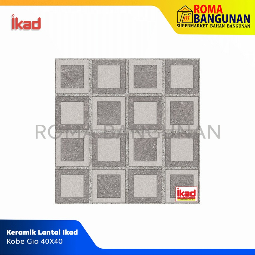 Ikad Keramik Lantai Keramik Kamar Mandi Keramik Teras Keramik Garasi Keramik Batu Alam Ikad SXL Kobe Gio 40X40