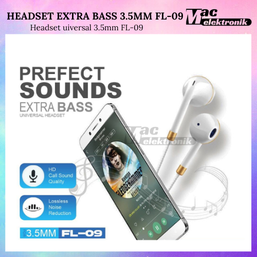 Headset Bass Earphone Headphone FL-09